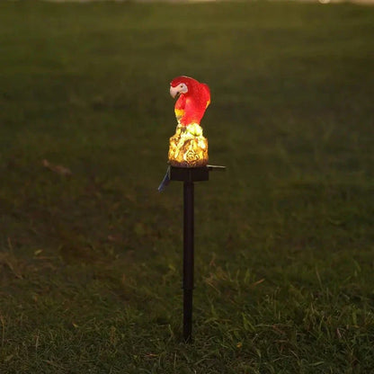 Soloro | Solcelle Have­lampe med Papegøje