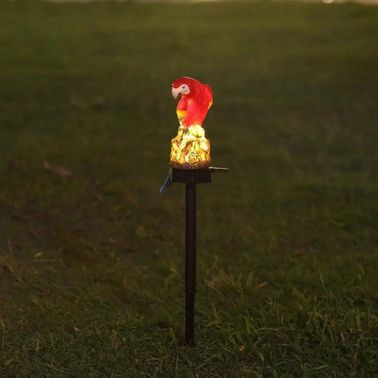 Soloro | Solcelle Have­lampe med Papegøje