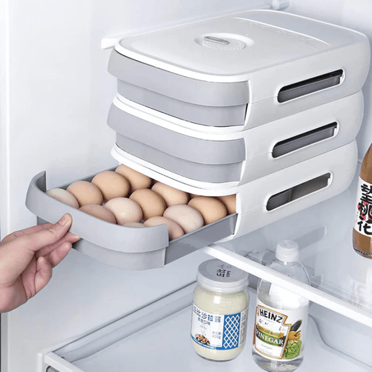 Eggora | Stabelbar Æggebakke med Rullefunktion
