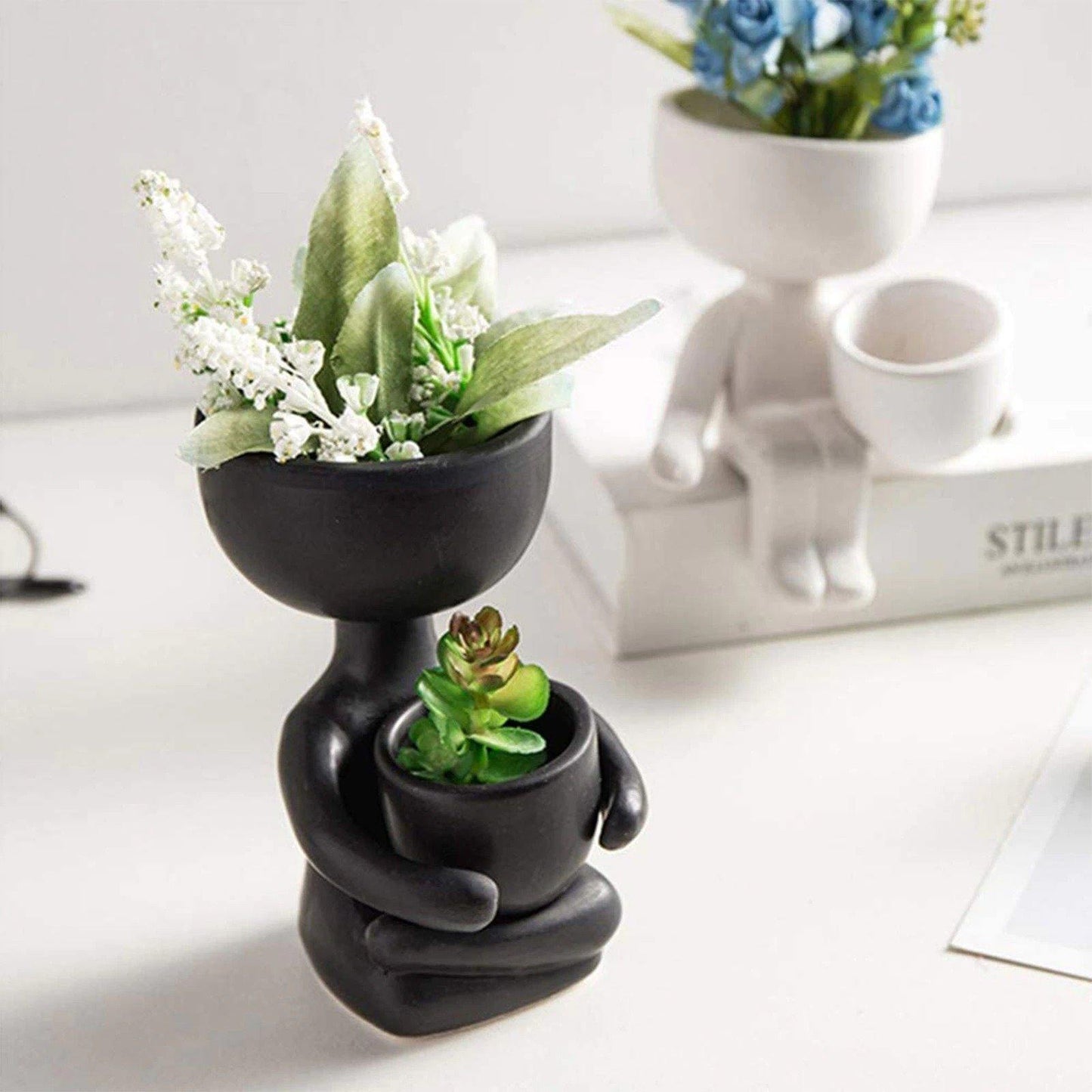 Figglo | Mini Plantekrukke i Figurstil