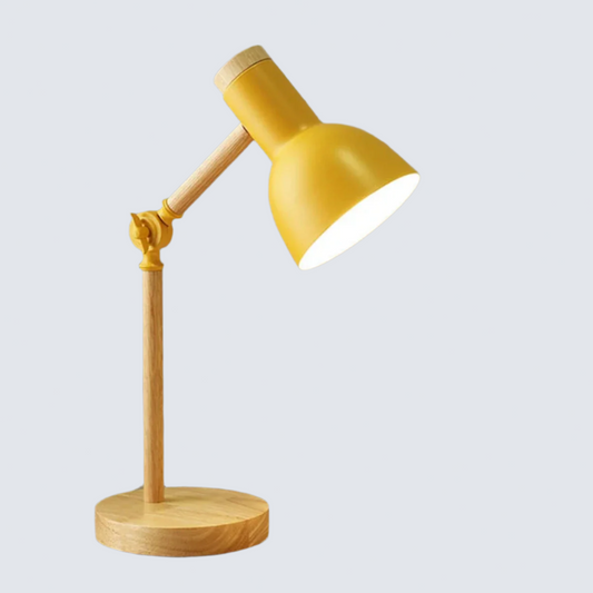Nordis | Højbar Træ Skrivebordslampe