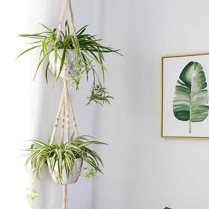 Macravia | Makramé Planteophæng i Bomuld