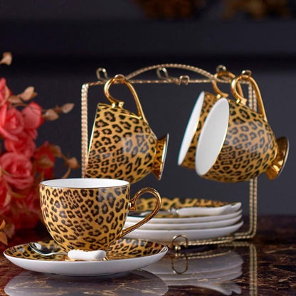 Leondra | Porcelæns Tesæt Leopard