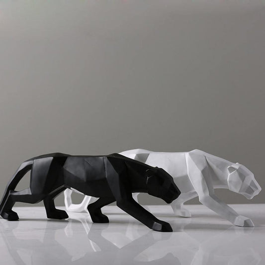 Kaelis | Panter Skulptur Geometrisk Stil