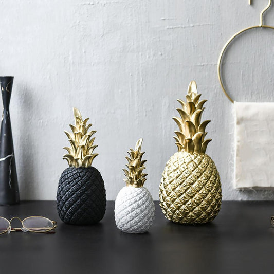 Aurepina | Ananas Dekorfigur i Guld