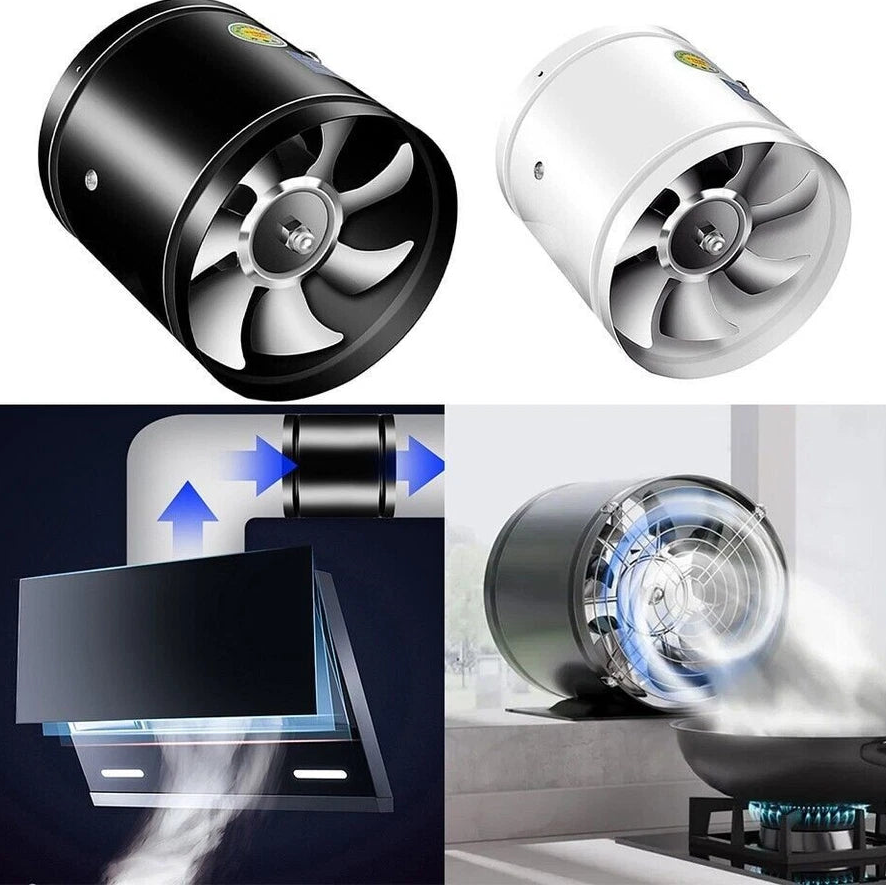 VentoMax | Turbo Køkkenventilator til Udsugning & Fugt