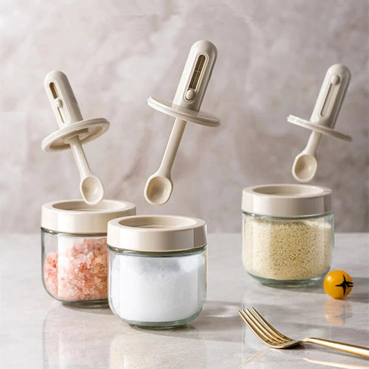 Liora | Glasbeholder med Ske