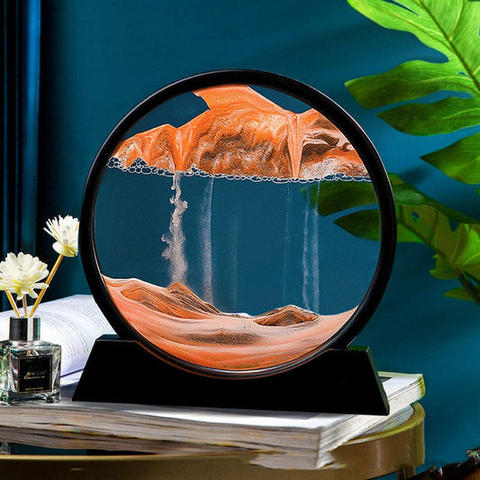 Zenscapes | Roterende Sandkunst i Glas